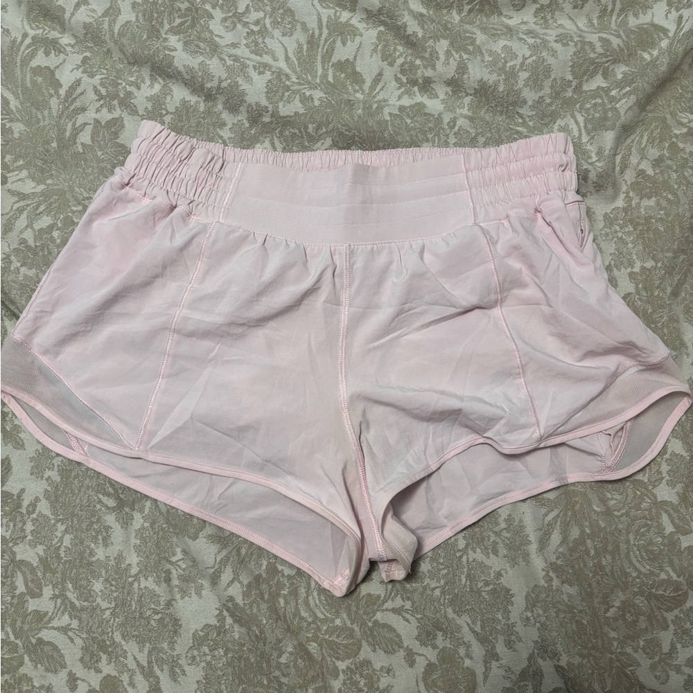 Lululemon Athletica Soft Pink Shorts